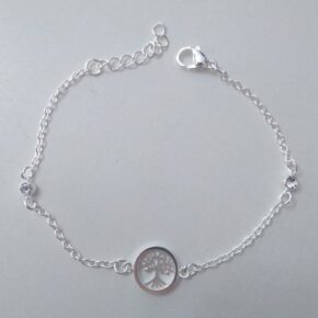 Pulsera acero blanco