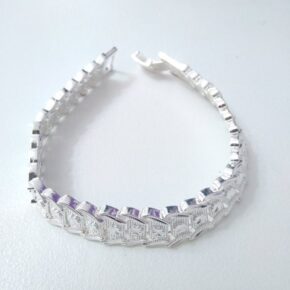 Pulsera acero blanco