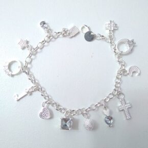 Pulsera acero blanco