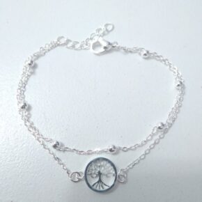 Pulsera acero blanco