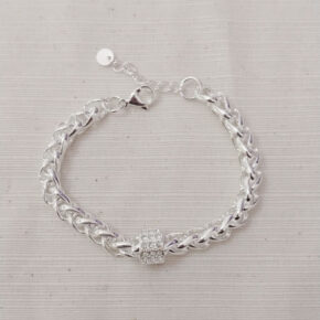 Pulsera acero blanco