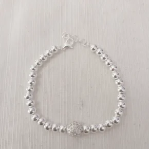 Pulsera acero blanco