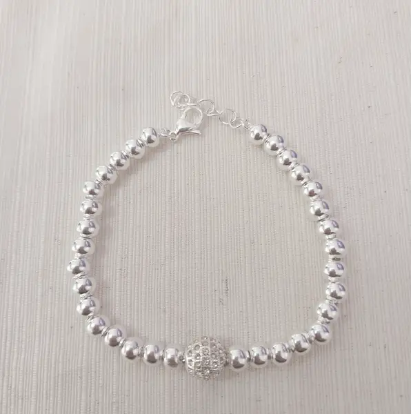 Pulsera acero blanco