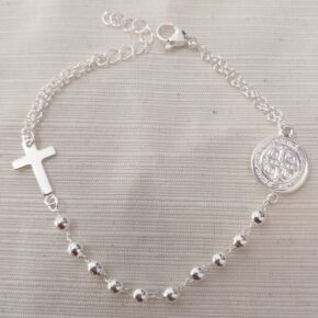 Pulsera acero blanco
