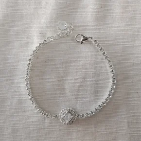 Pulsera acero blanco