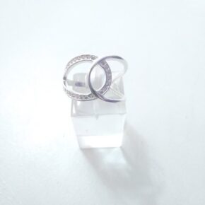 Anillo plata cubic y strass