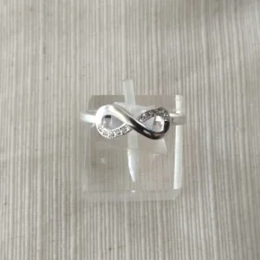 Anillo plata cubic y strass