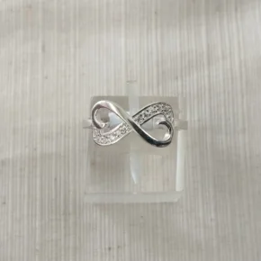 Anillo plata cubic y strass