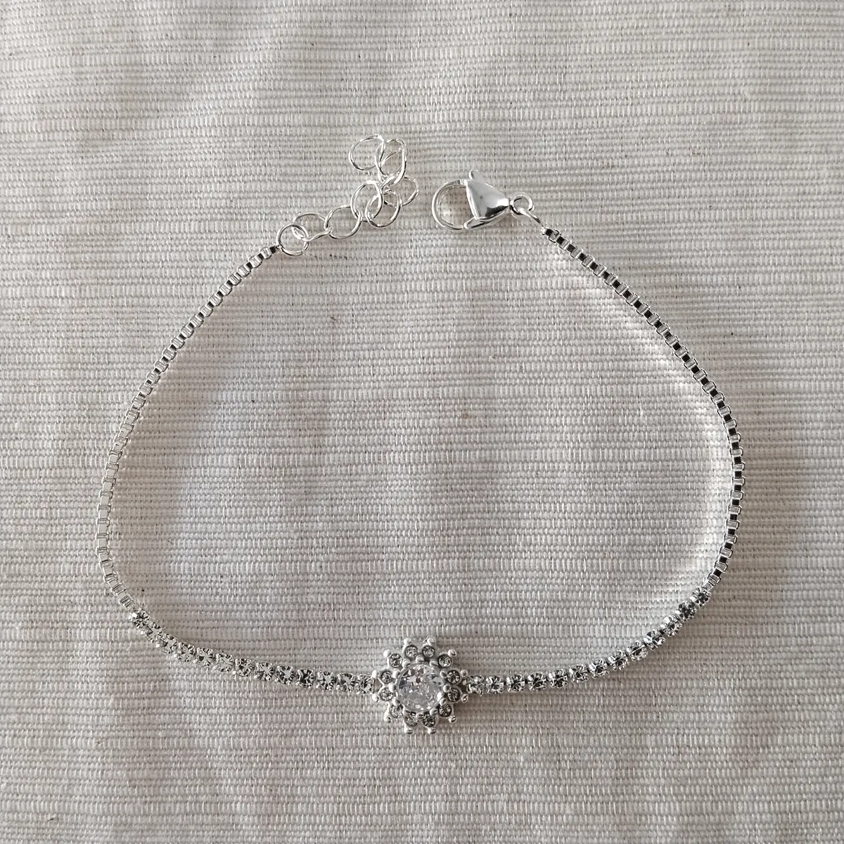 Pulsera acero blanco