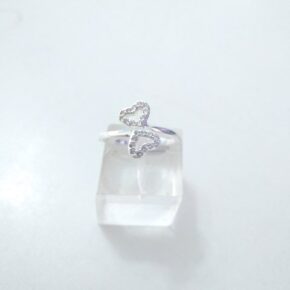 Anillo plata cubic y strass