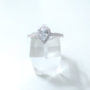 Anillo plata cubic y strass