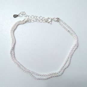 Pulsera acero blanco
