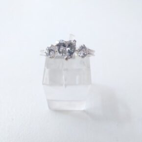 Anillo plata cubic y strass