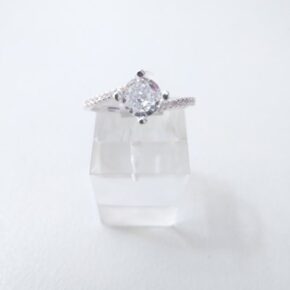 Anillo plata cubic y strass