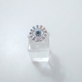 Anillo plata cubic y strass