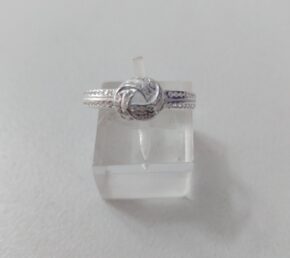 Anillo plata cubic y strass