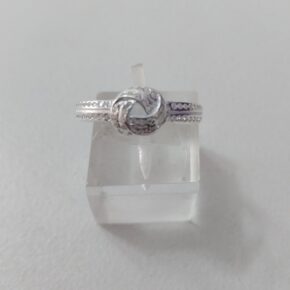 Anillo plata cubic y strass