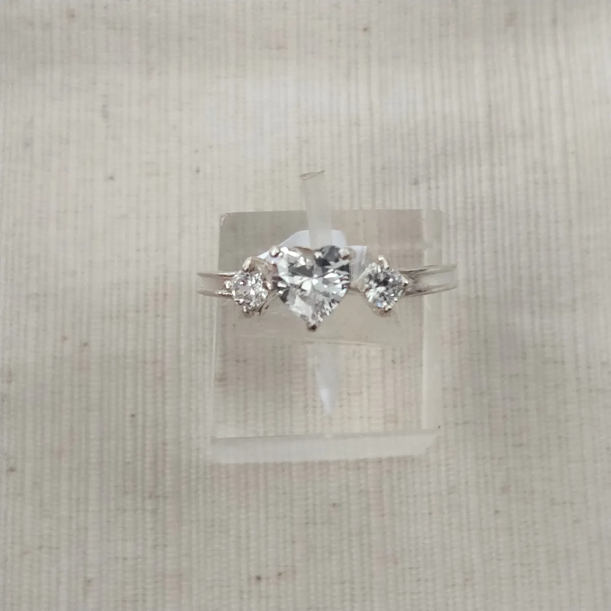 Anillo plata cubic y strass