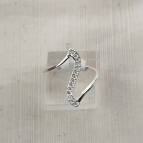 Anillo plata cubic y strass