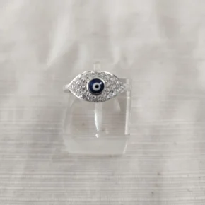 Anillo plata cubic y strass