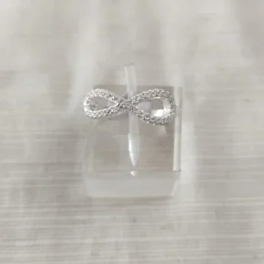 Anillo plata cubic y strass