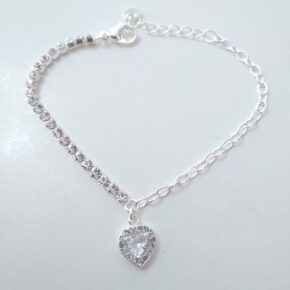 Pulsera acero blanco