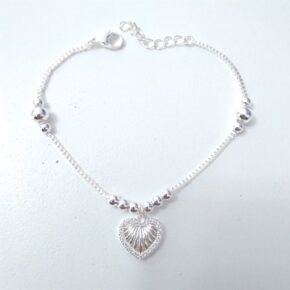 Pulsera acero blanco
