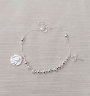 Pulsera acero blanco