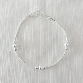 Pulsera acero blanco