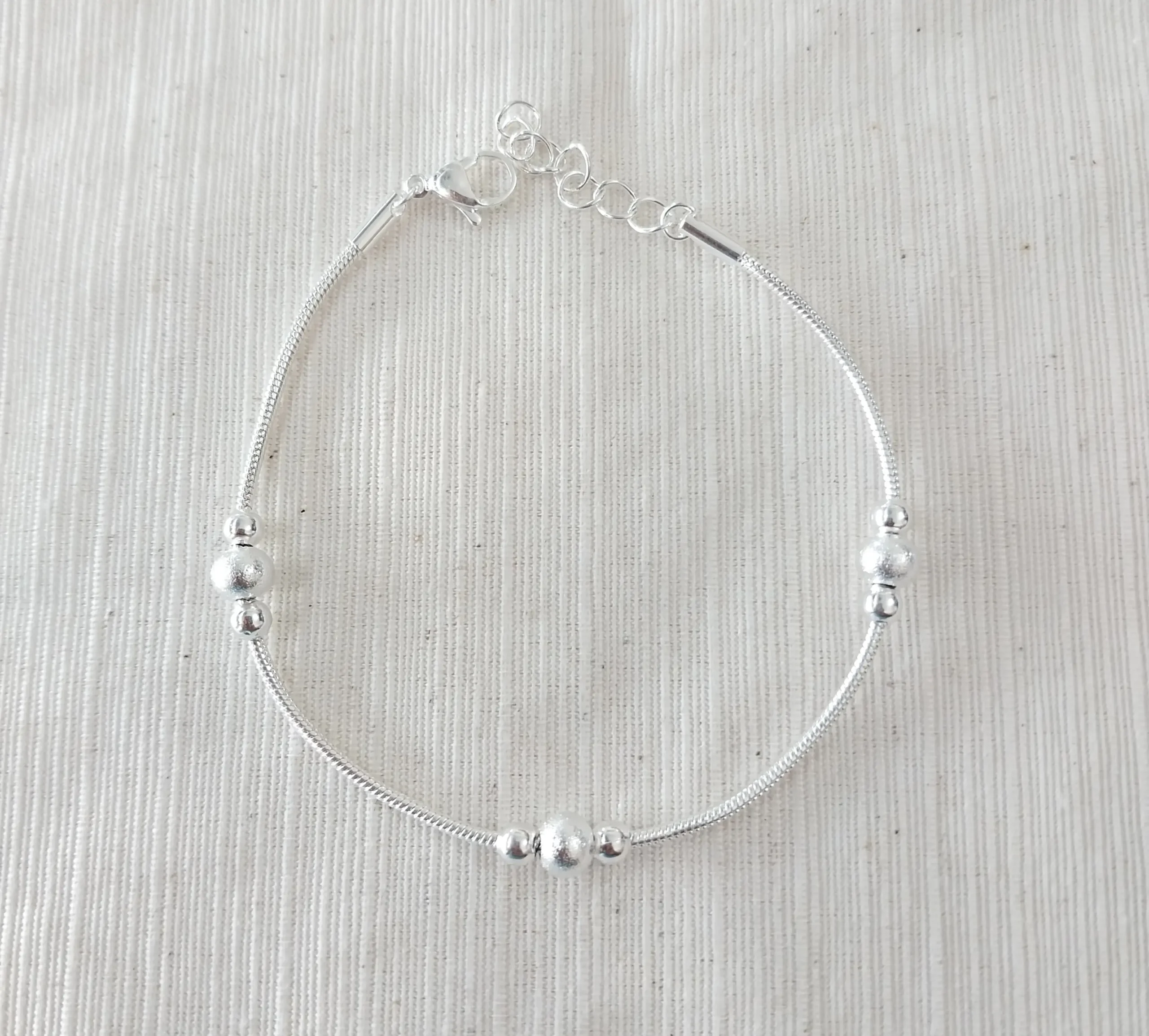 Pulsera acero blanco