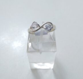 Anillo plata cubic y strass