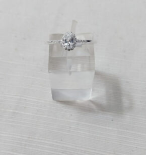 Anillo plata cubic y strass