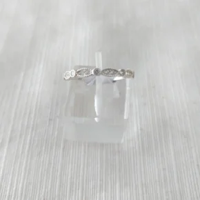 Anillo plata cubic y strass