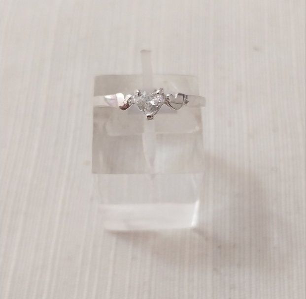 Anillo plata cubic y strass