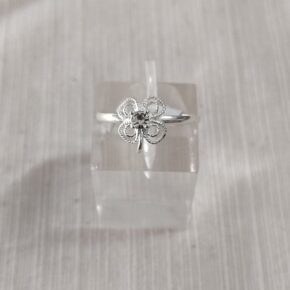 Anillo plata cubic y strass