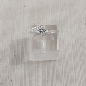 Anillo plata cubic y strass