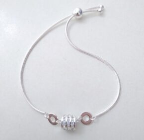 Pulsera acero blanco