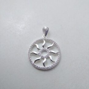 Dije plata y piedra