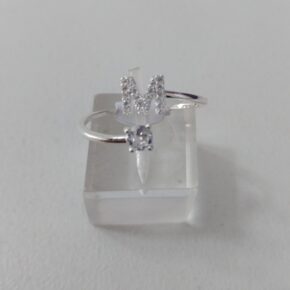 Anillo plata cubic y strass