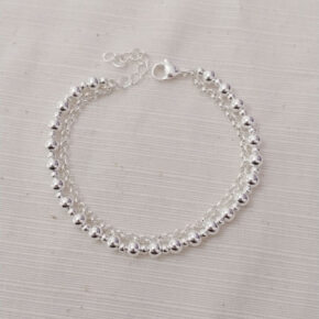 Pulsera acero blanco