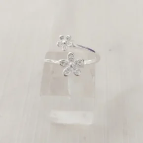 Anillo plata cubic y strass