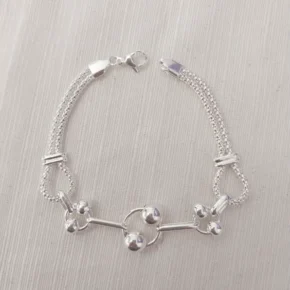 Pulsera acero blanco