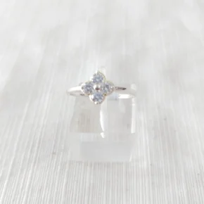 Anillo plata cubic y strass