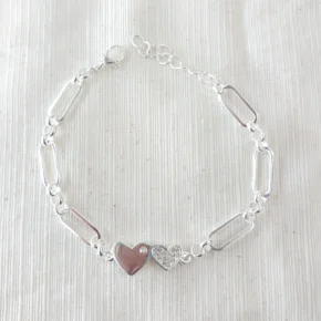 Pulsera acero blanco