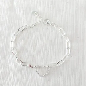 Pulsera acero blanco