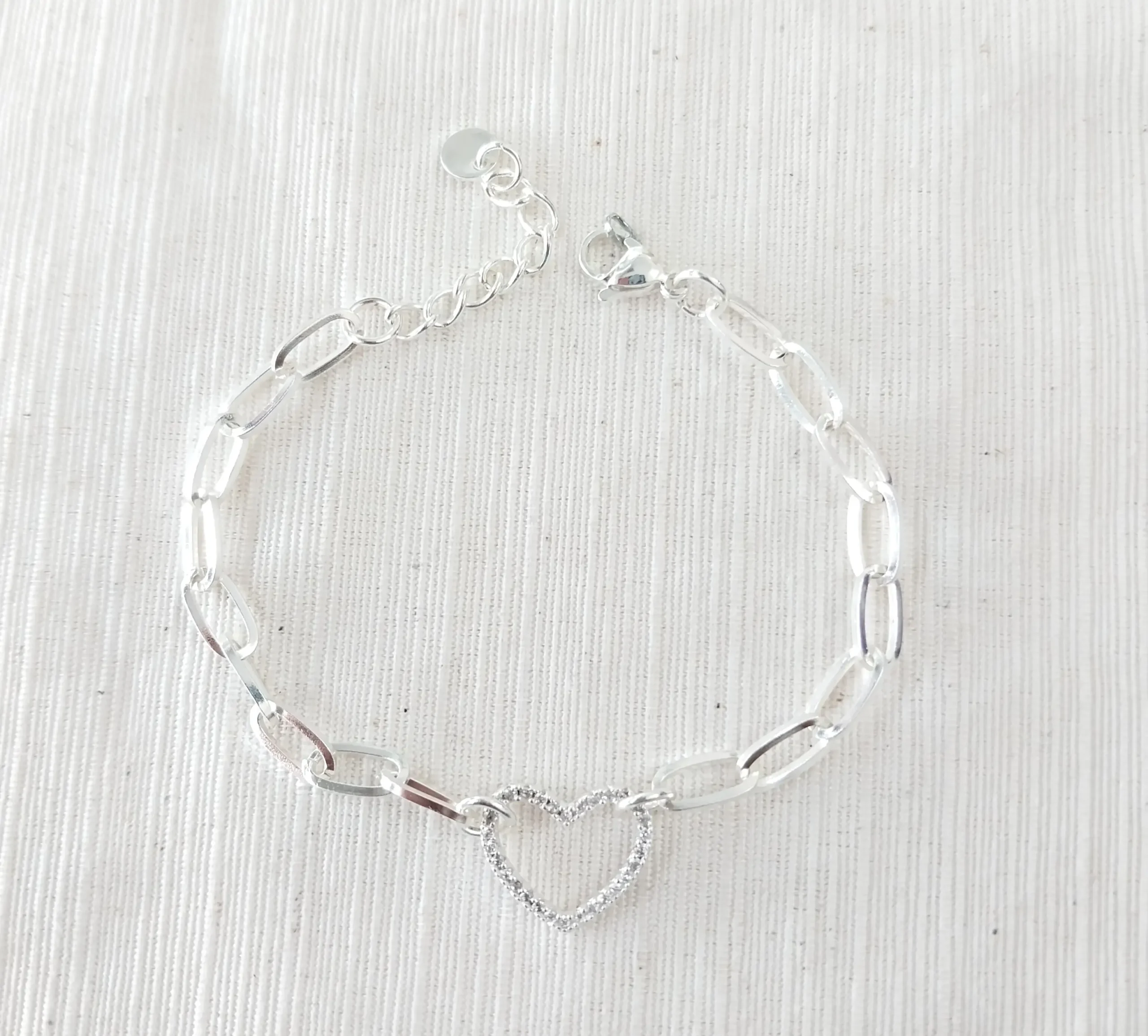Pulsera acero blanco