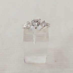 Anillo plata cubic y strass