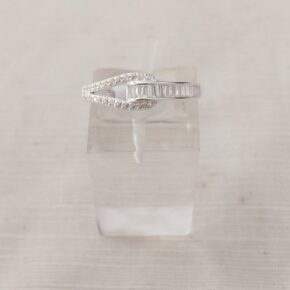Anillo plata cubic y strass
