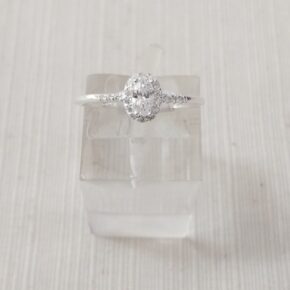 Anillo plata cubic y strass