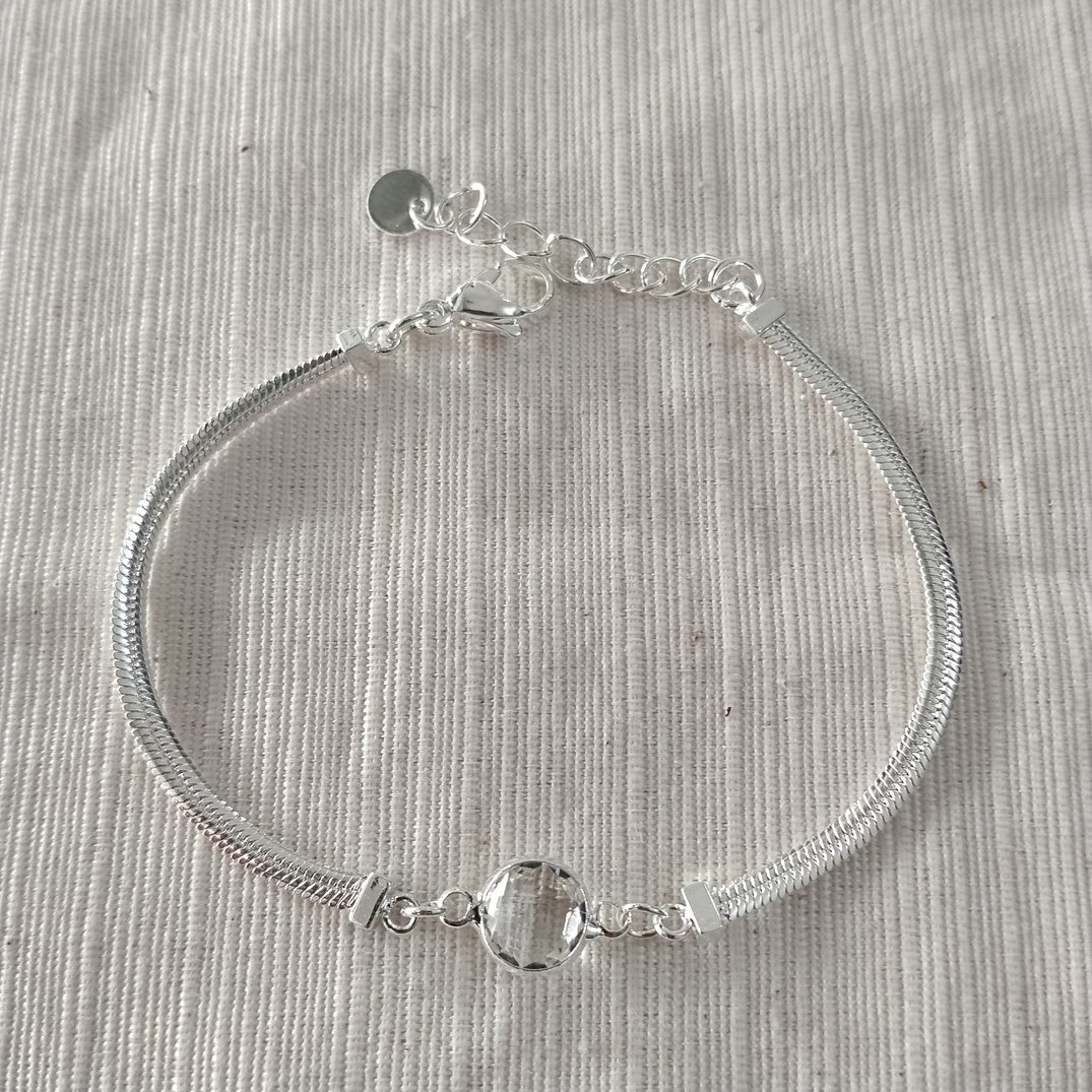 Pulsera acero blanco